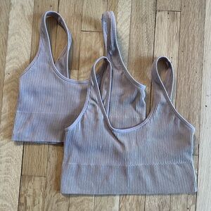 GAP body seamless rib bralettes